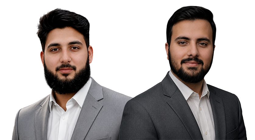 Ukasha and Rayaan — Machine Minds Co-Founders